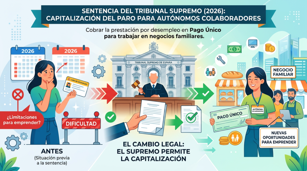 autónomos capitalizar paro
