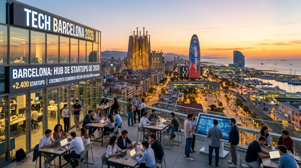 Barcelona hub de startups UE 2026
