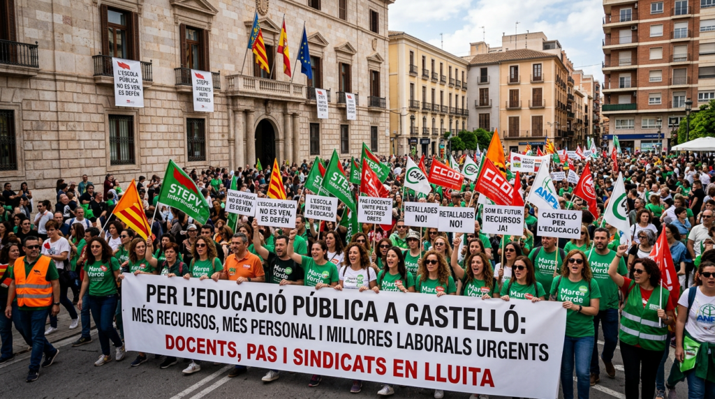 protesta por la educación pública