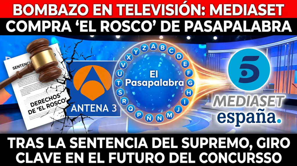 Impactante giro: Mediaset compra derechos de “El Rosco” en 2026 tras la sentencia del Supremo El Rosco