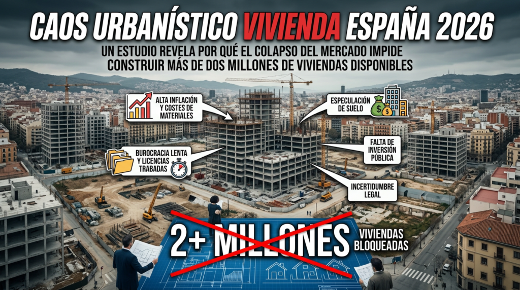 Caos urbanístico vivienda España