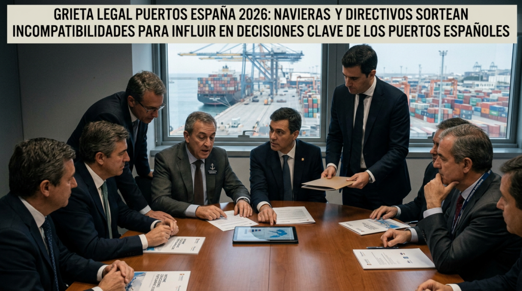 Grieta legal puertos España