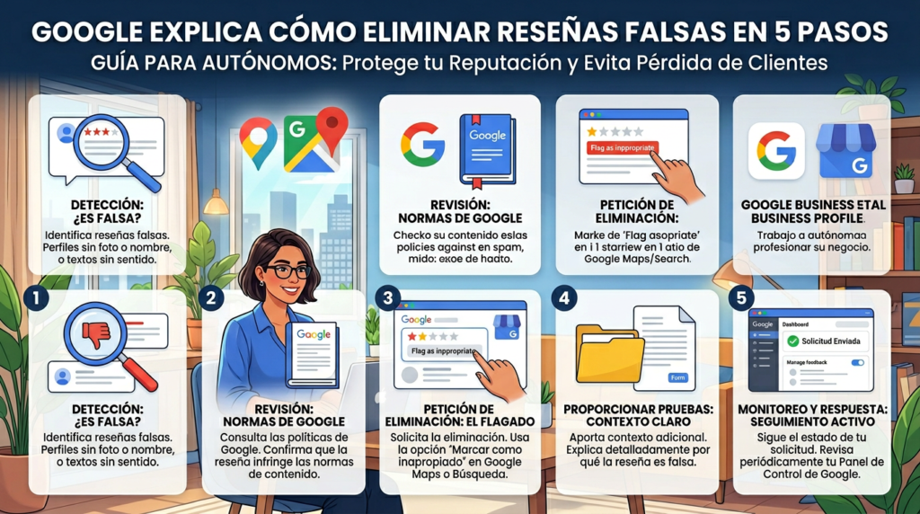 eliminar reseñas falsas