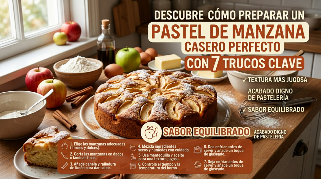 pastel de manzana