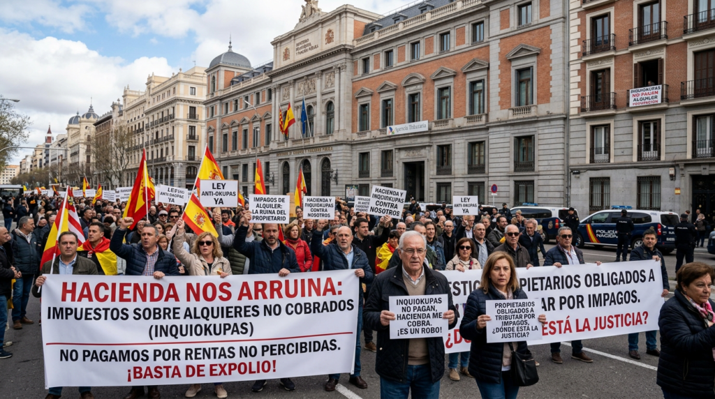 Hacienda e inquiokupas: 7 polémicas esenciales del IRPF que indignan a los propietarios Hacienda e inquiokupas