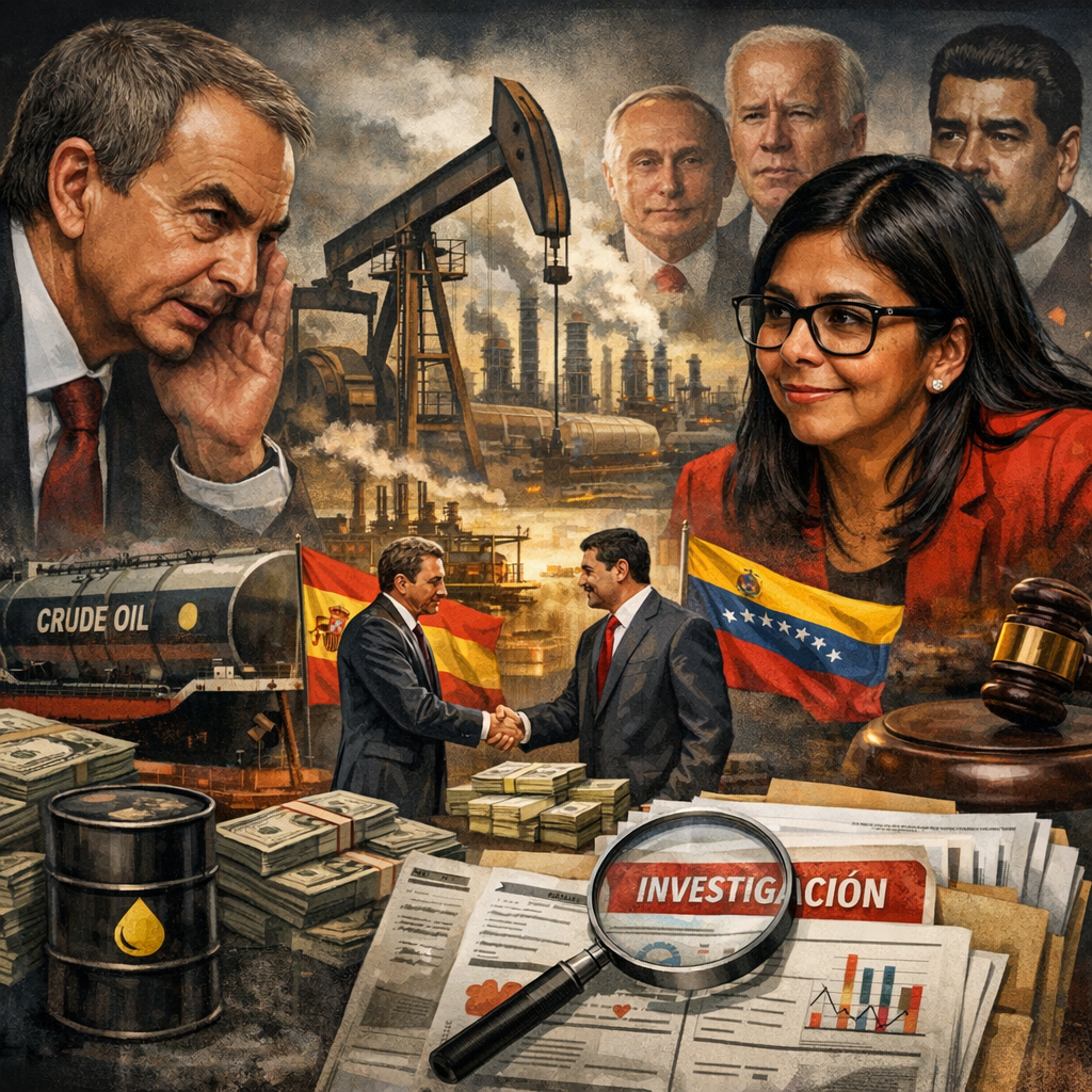 Influencia determinante de Zapatero y Delcy Rodríguez: 6 revelaciones esenciales sobre la compraventa de petróleo Zapatero