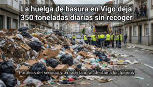 huelga de basura en Vigo