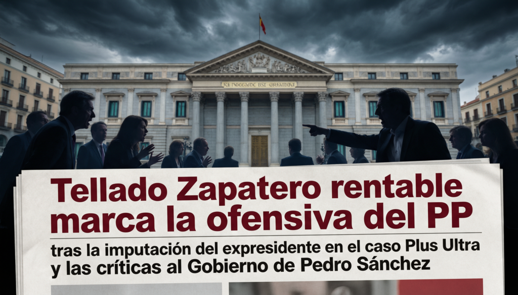 Tellado Zapatero rentable: las 7 impactantes acusaciones del PP que incendian la política española Zapatero
