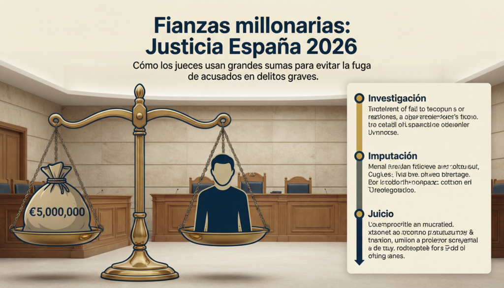 fianzas millonarias Justicia España
