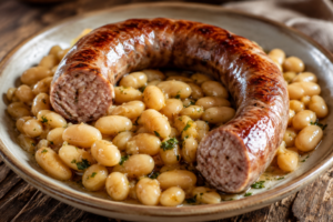Butifarra con alubias