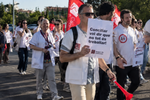 La sanidad catalana afronta su duodécima jornada de huelga en plena crisis asistencial La sanidad catalana afronta su duodécima jornada de huelga