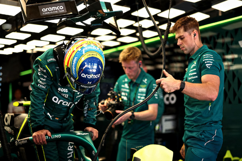 Situación crítica en Aston Martin: tensión interna y dudas sobre el futuro de Alonso