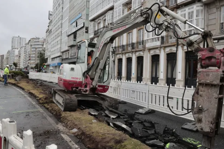 Polémica por las obras de los Cantones: la reforma de Inés Rey entra en su fase final en A Coruña