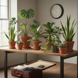 Las plantas que sobreviven solas en casa durante viajes