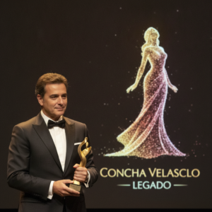 Manuel Velasco recibe el premio póstumo a Concha Velasco Manuel Velasco recibe el premio póstumo a Concha Velasco