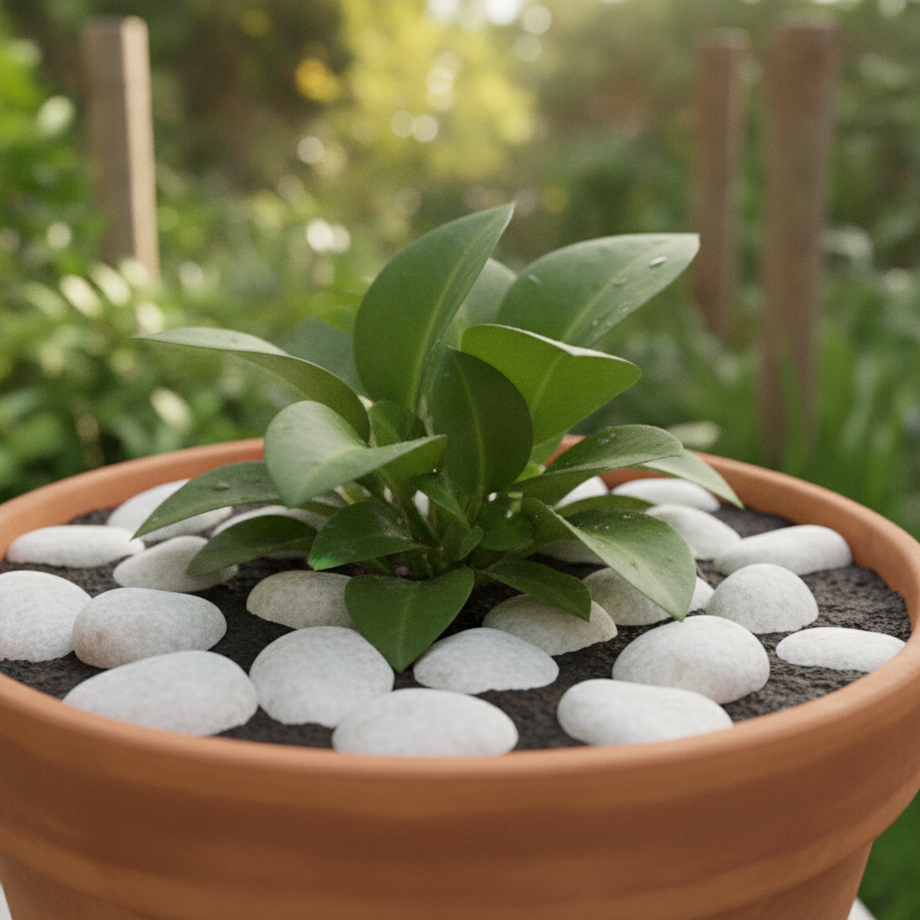 Piedras en macetas: Mejora la salud de las plantas Piedras en macetas: Mejora la salud de las plantas