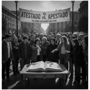 RAE aclara: ¿atestado o apestado de gente?