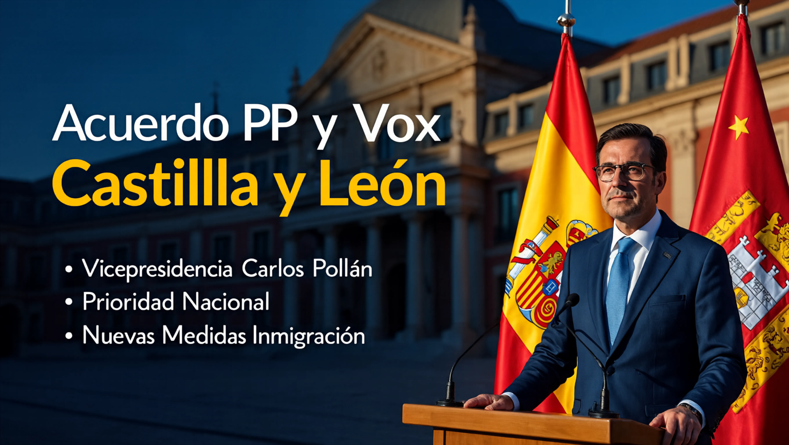 Acuerdo histórico: 5 claves del acuerdo PP-Vox en Castilla y León que dará la Vicepresidencia a Pollán Acuerdo PP-Vox