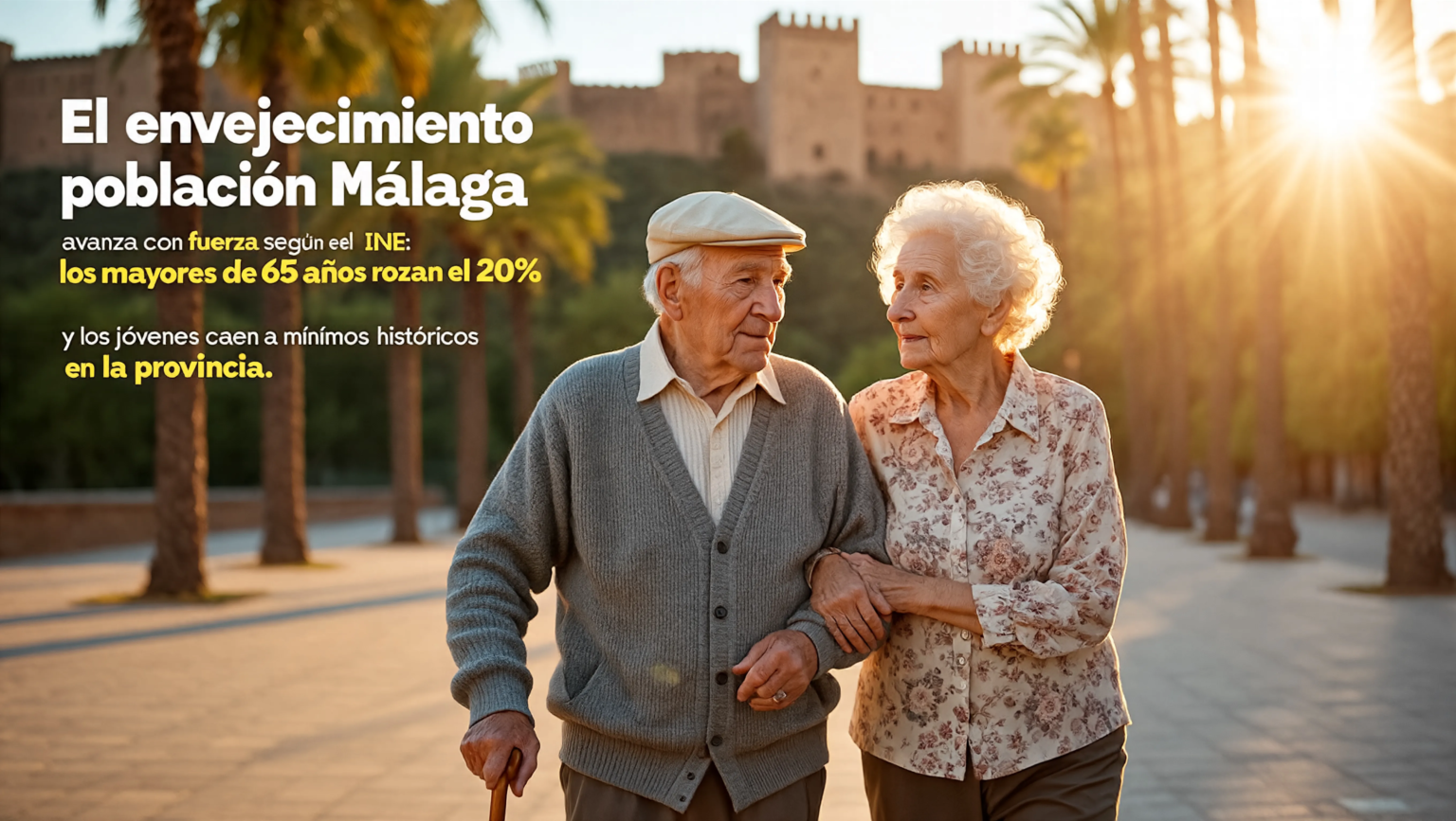 Impactante informe: 5 datos clave del envejecimiento de la población en Málaga envejecimiento de la población en Málaga