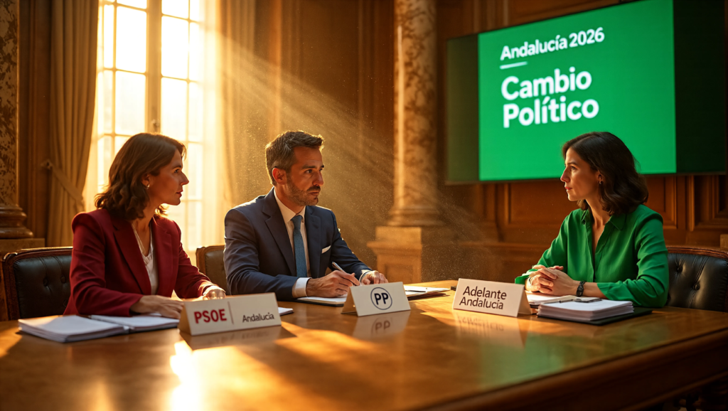 cambio político en Andalucía