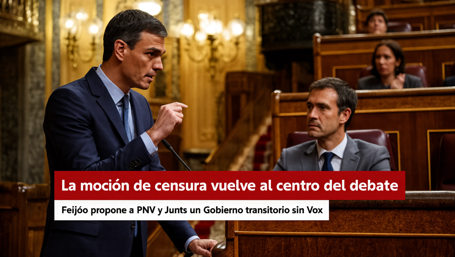 moción de censura a Sánchez