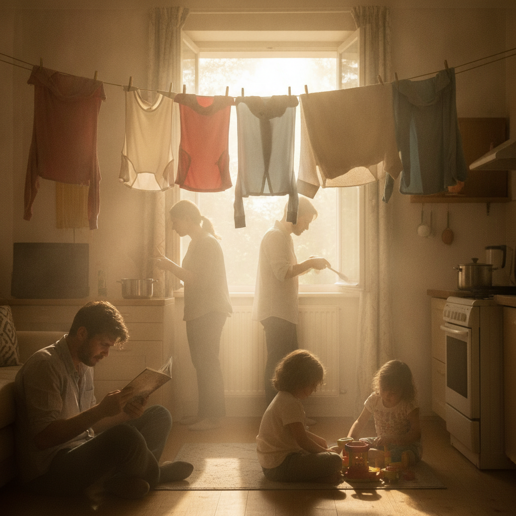 Tender la ropa en casa puede aumentar la sensación de calor Tender la ropa en casa puede aumentar la sensación de calor