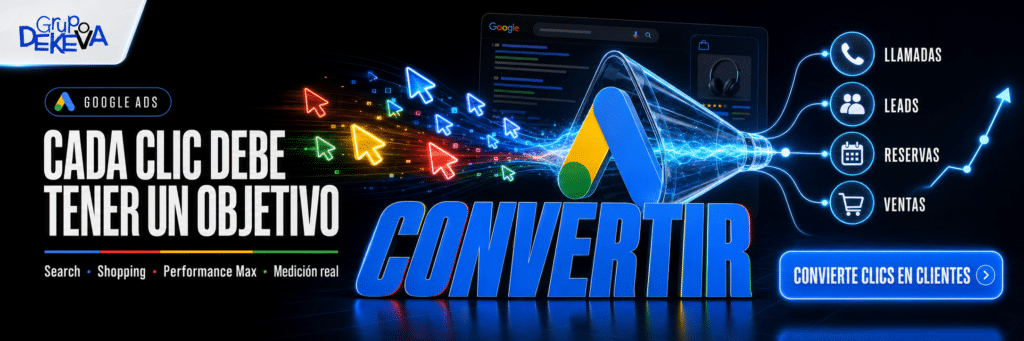 Banner Google Ads Grupo Dekeva