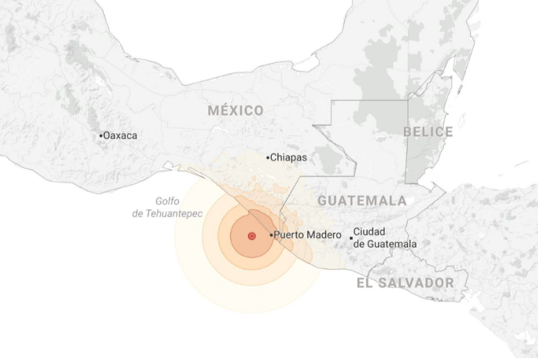 Un terremoto de magnitud 7,4 sacude México y activa las alertas en Centroamérica Un terremoto de magnitud 7,4 sacude México