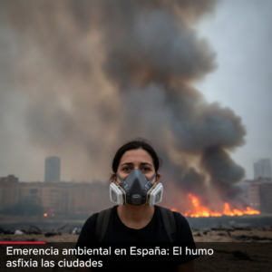 Alerta sanitaria de la SEPAR por el humo de incendios en España