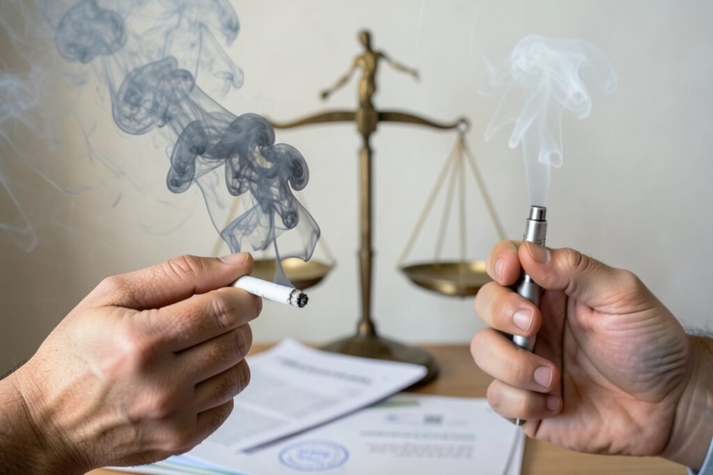 ASH cuestiona la equiparación regulatoria de vapeo y cigarrillos en España