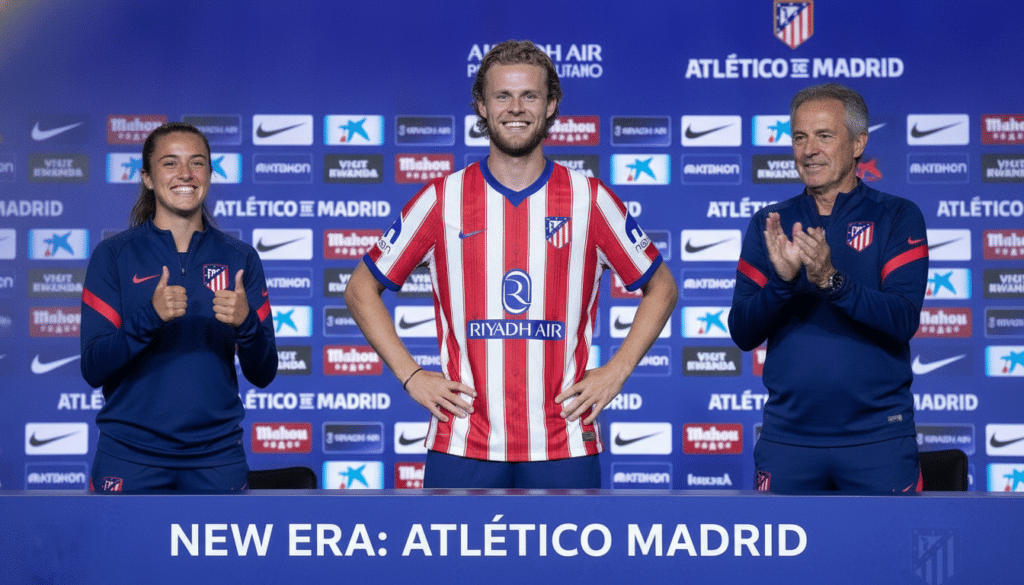 Atlético de Madrid refuerza plantilla con tres fichajes y busca ventas