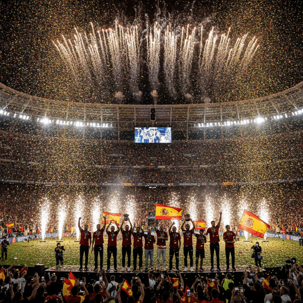 Celebridades celebran victoria de España en el Mundial Celebridades celebran victoria de España en el Mundial