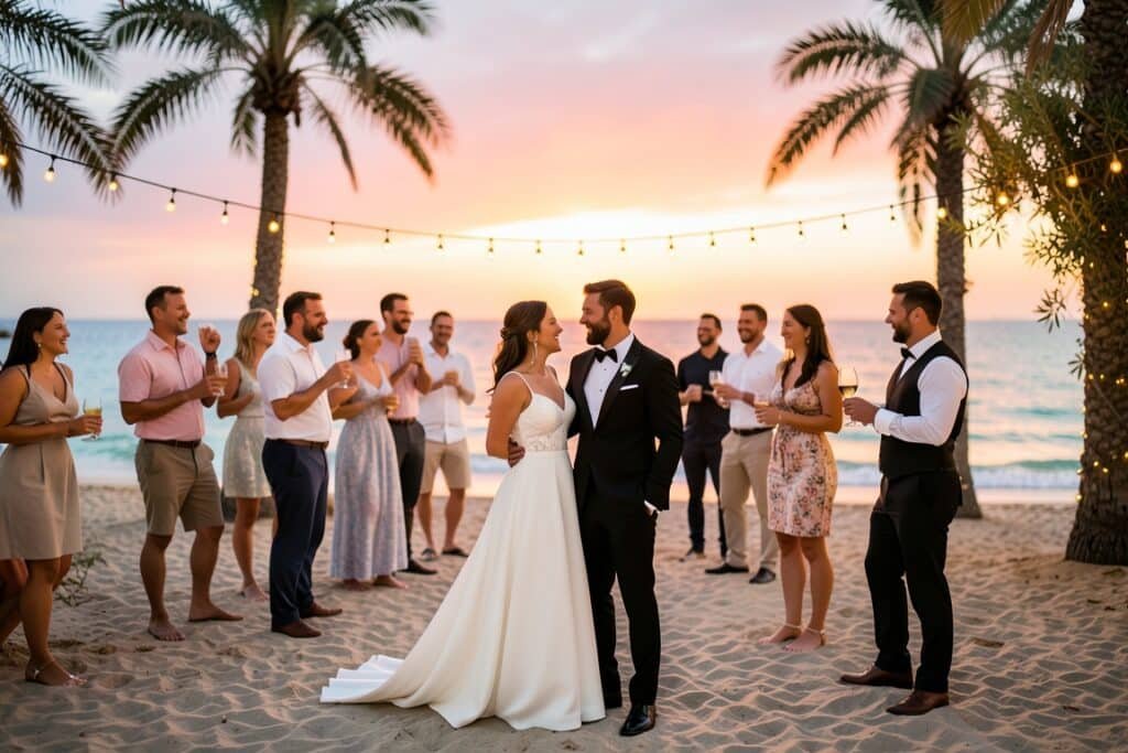 Fiesta de boda de Rocío Crusset y Charlie Schein en Ibiza