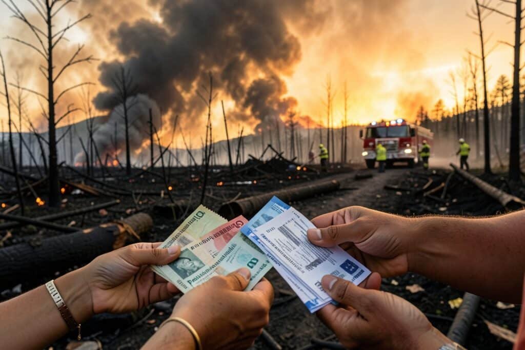 Gobierno prepara prestación para cubrir salarios afectados por incendios