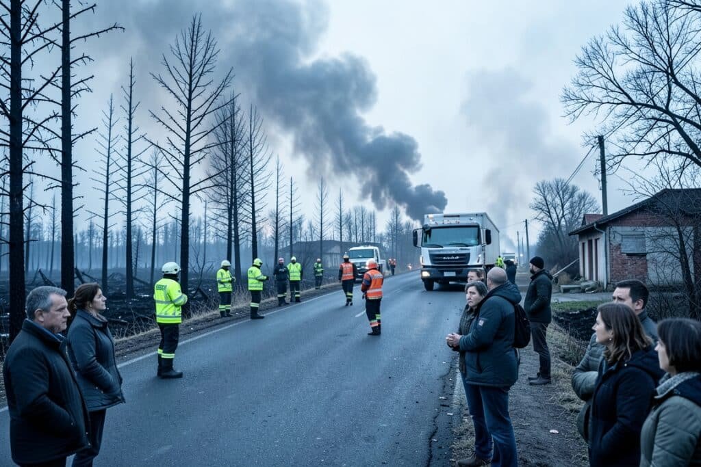 Incertidumbre laboral y logística tras evacuaciones por incendios en Pelayos de la Presa