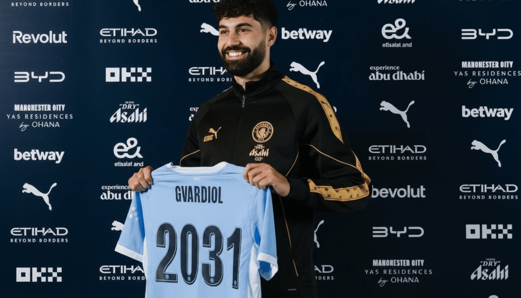 Manchester City renueva contrato con Josko Gvardiol hasta 2031