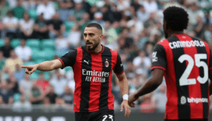 Mario Gila se lesiona en amistoso del AC Milan ante Celtic