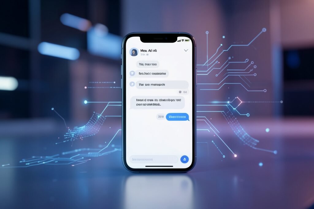 Meta AI integrado en mensajes directos de Threads para chat privado