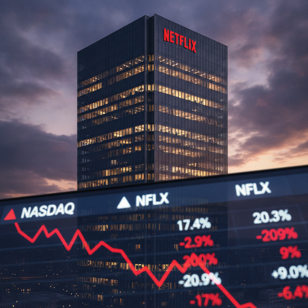 Netflix reporta un aumento en beneficios pero cae en bolsa Netflix reporta un aumento en beneficios pero cae en bolsa