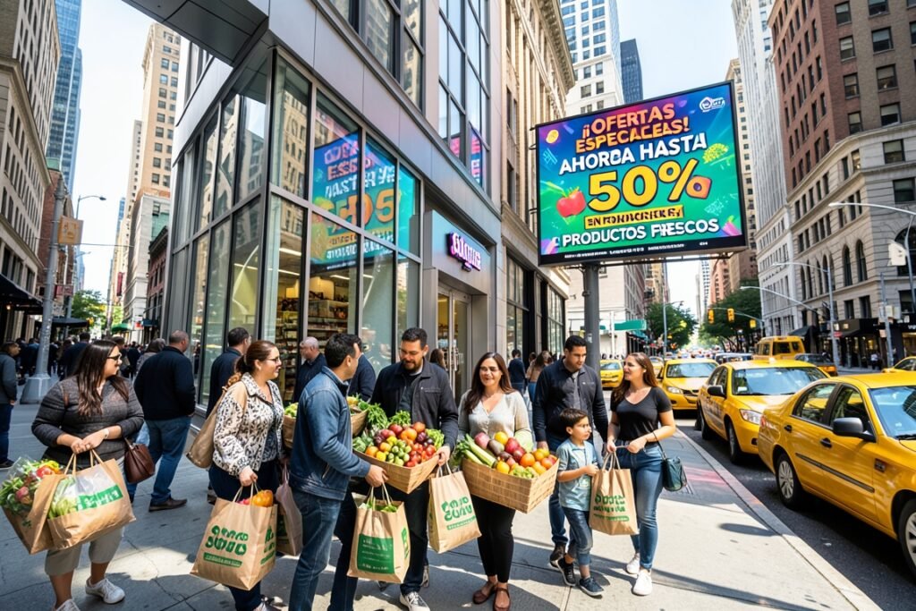 Nueva York implementa supermercados públicos con descuentos del 30%