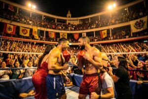 Velada del Año 6 en Sevilla reúne boxeo y apoyo de parejas