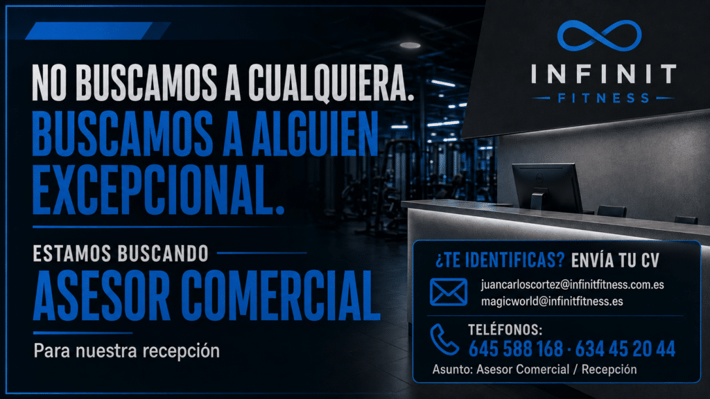 Asesor comercial Infinit Fitness