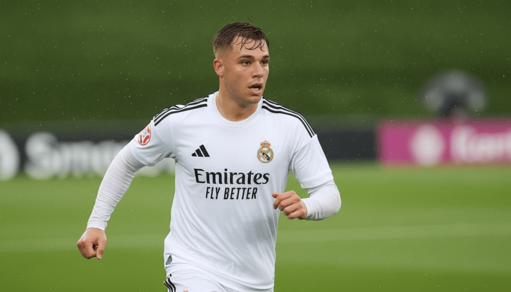 Álvaro Leiva, clave en el Castilla para el ascenso a Segunda División