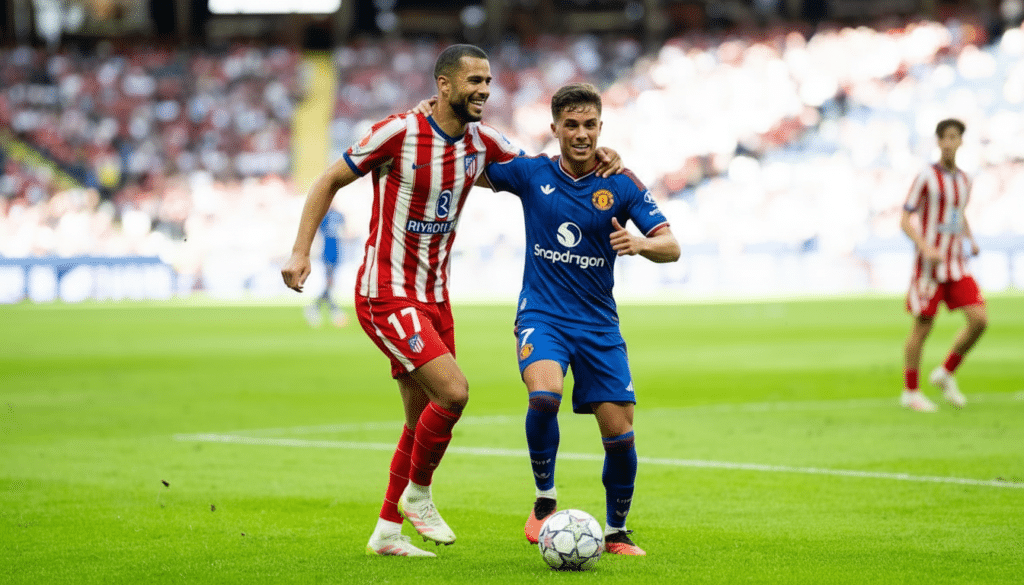 Atlético pierde ante Manchester United en amistoso de pretemporada