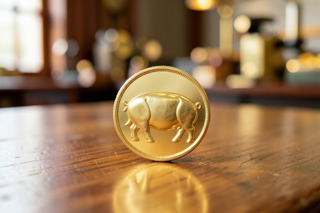 Casa de la Moneda emite 5 000 monedas de oro dedicadas al cerdo ibérico