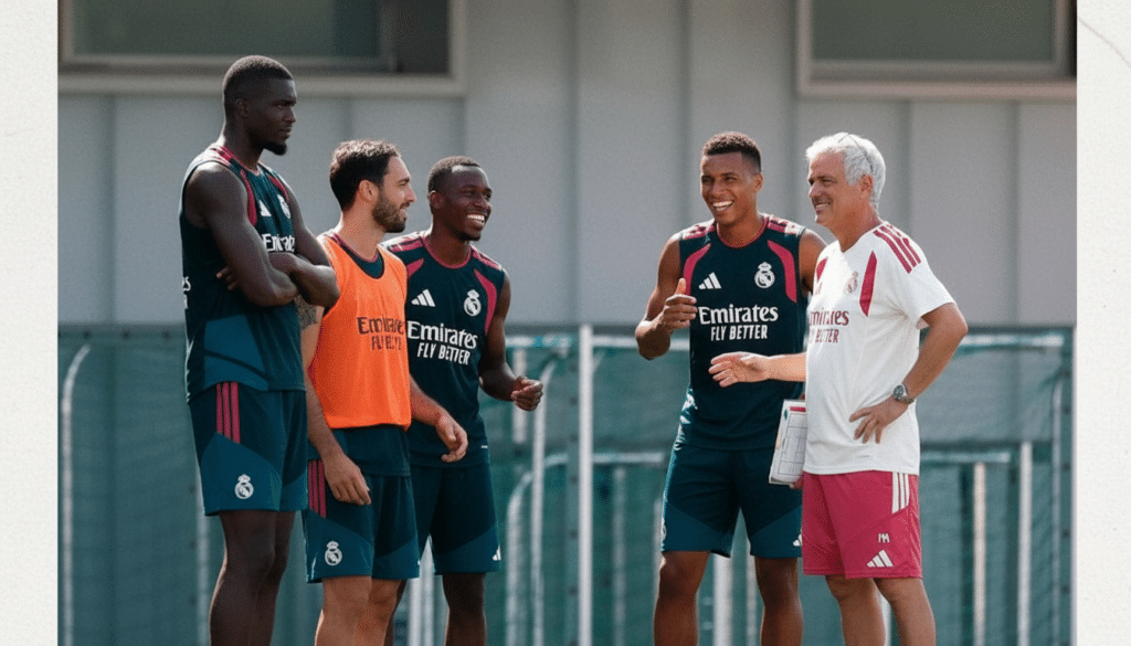 Cucurella y otros jugadores del Real Madrid inician la pretemporada tras el Mundial