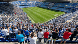 Málaga CF alcanza un 99,96% en renovaciones de abonos y enfrenta límite de aforo en La Rosaleda