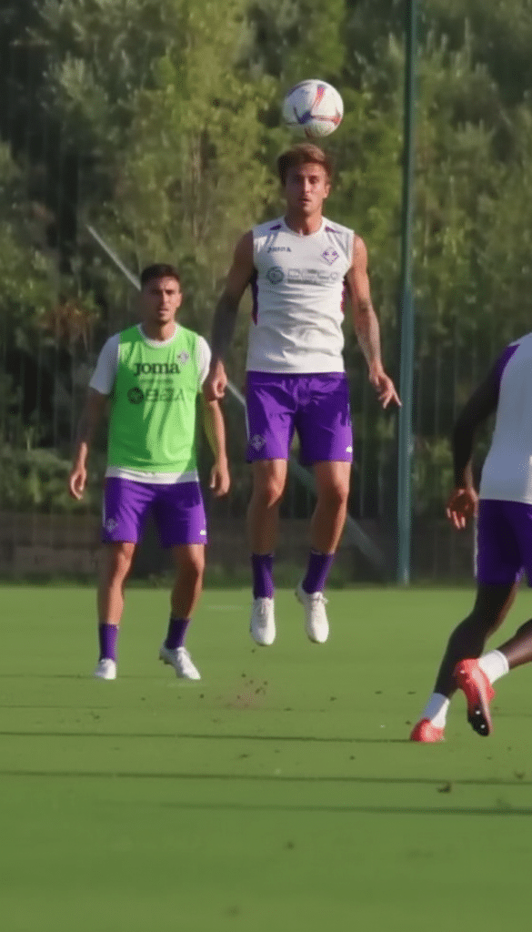 Mastantuono inicia su primer entrenamiento con la Fiorentina Mastantuono inicia su primer entrenamiento con la Fiorentina