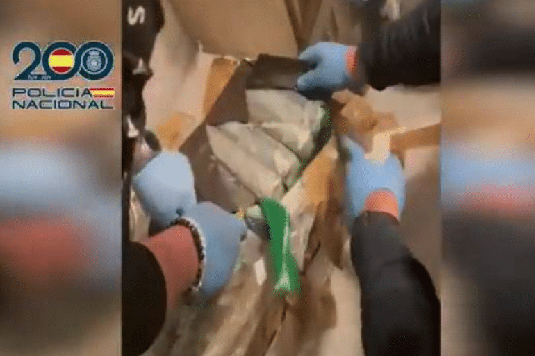 Desarticulada una red que movía más de 2700 kilos de cocaína hacia Europa Desarticulada una red que movía más de 2700 kilos de cocaína