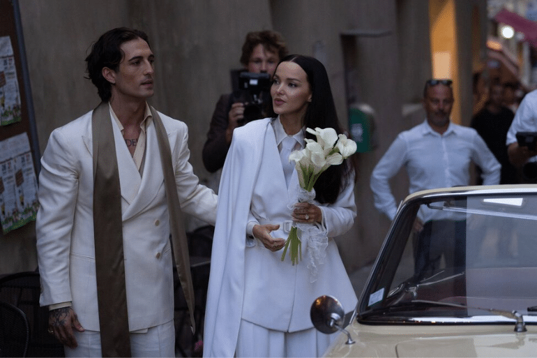 Damiano David y Dove Cameron se casan en una exclusiva boda en la Toscana
